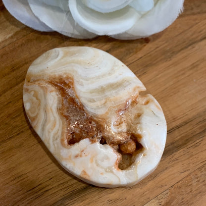 YELLOW CACITE HEARTS & PALMSTONES (WITH UV REACTION)
