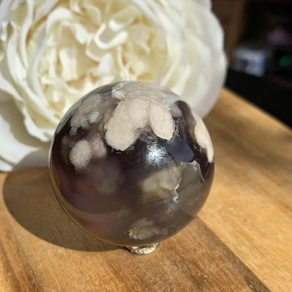 FLOWER AGATE SPHERE