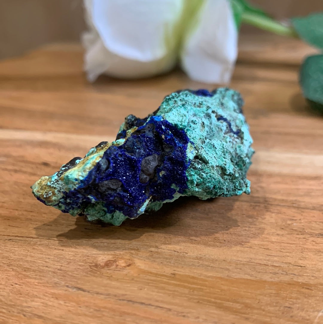 AZURITE AND MALACHITE CLUSTER