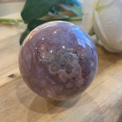 SPECIAL AMETHYST FLOWER AGATE SPHERES