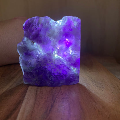 FLUORITE SLAB WITH CUBIC STRUCTURES (SMALL)