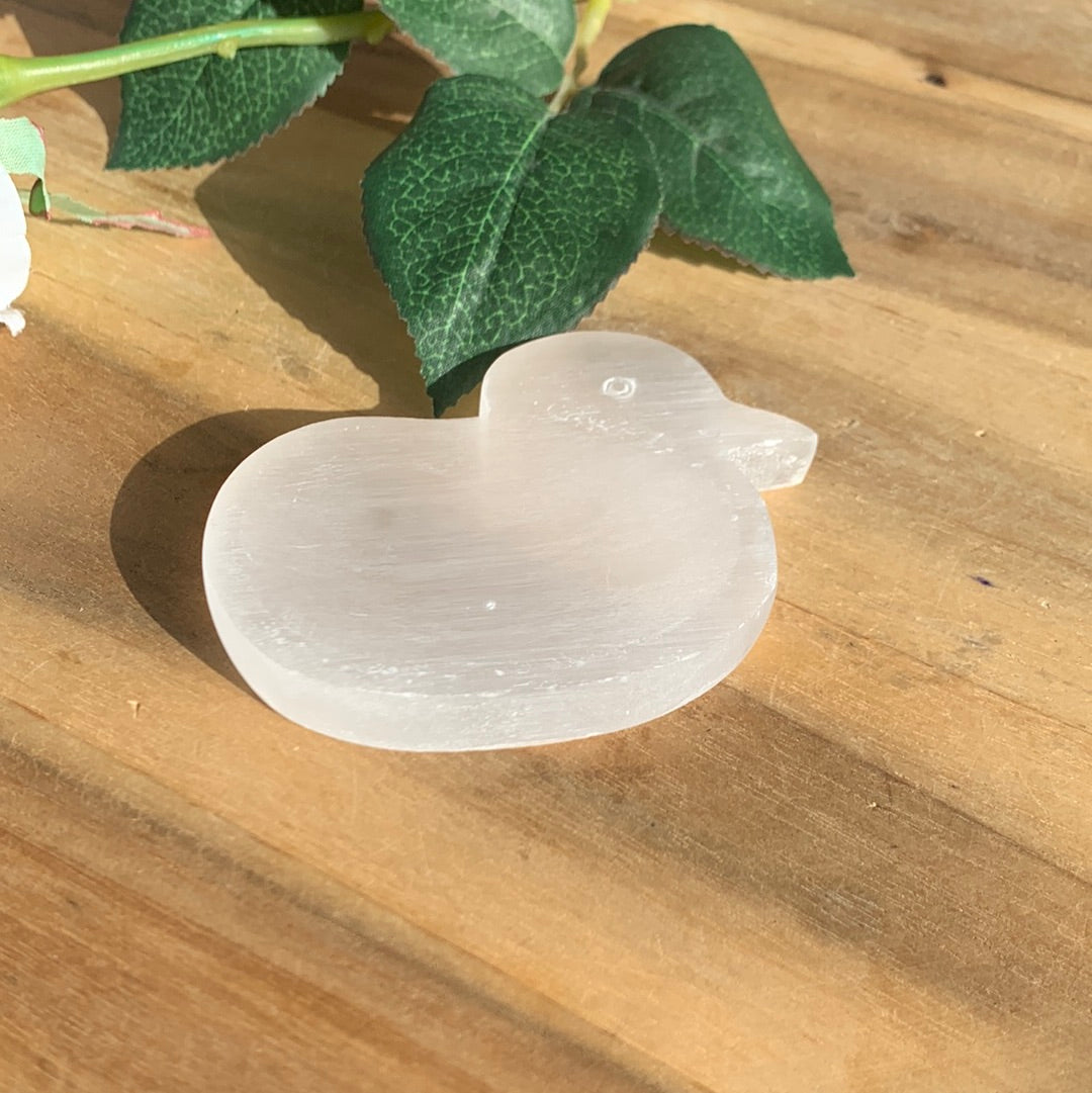 SELENITE DUCK BOWL