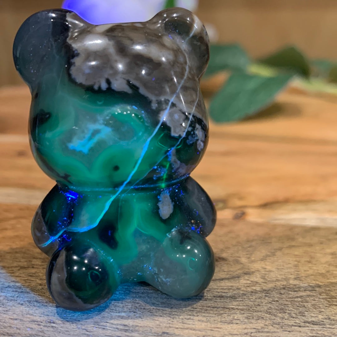 VOLCANO AGATE TEDDY BEARS