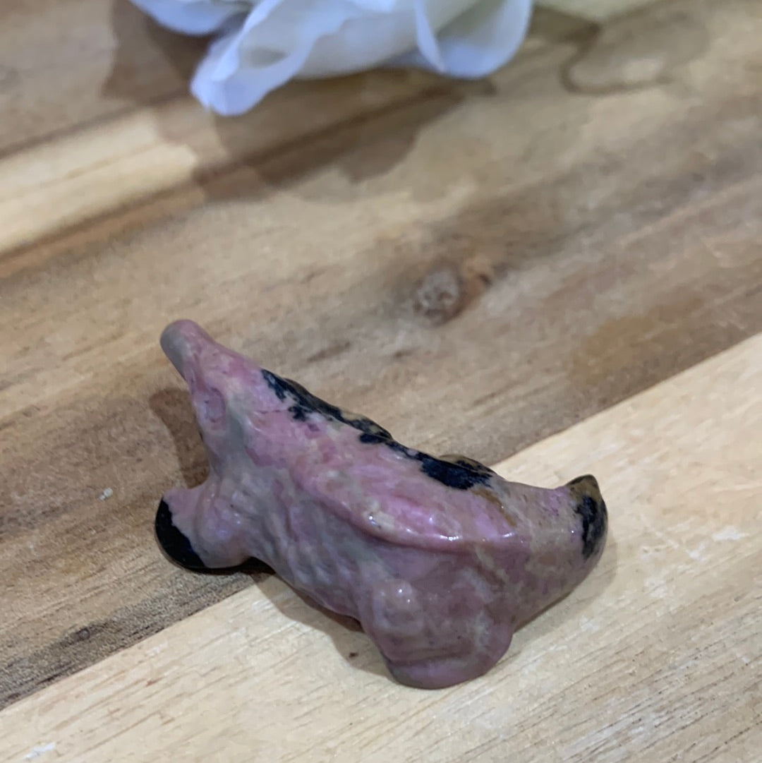 RHODONITE ALLIGATOR