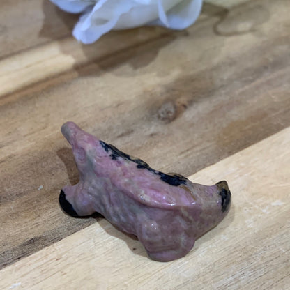 RHODONITE ALLIGATOR