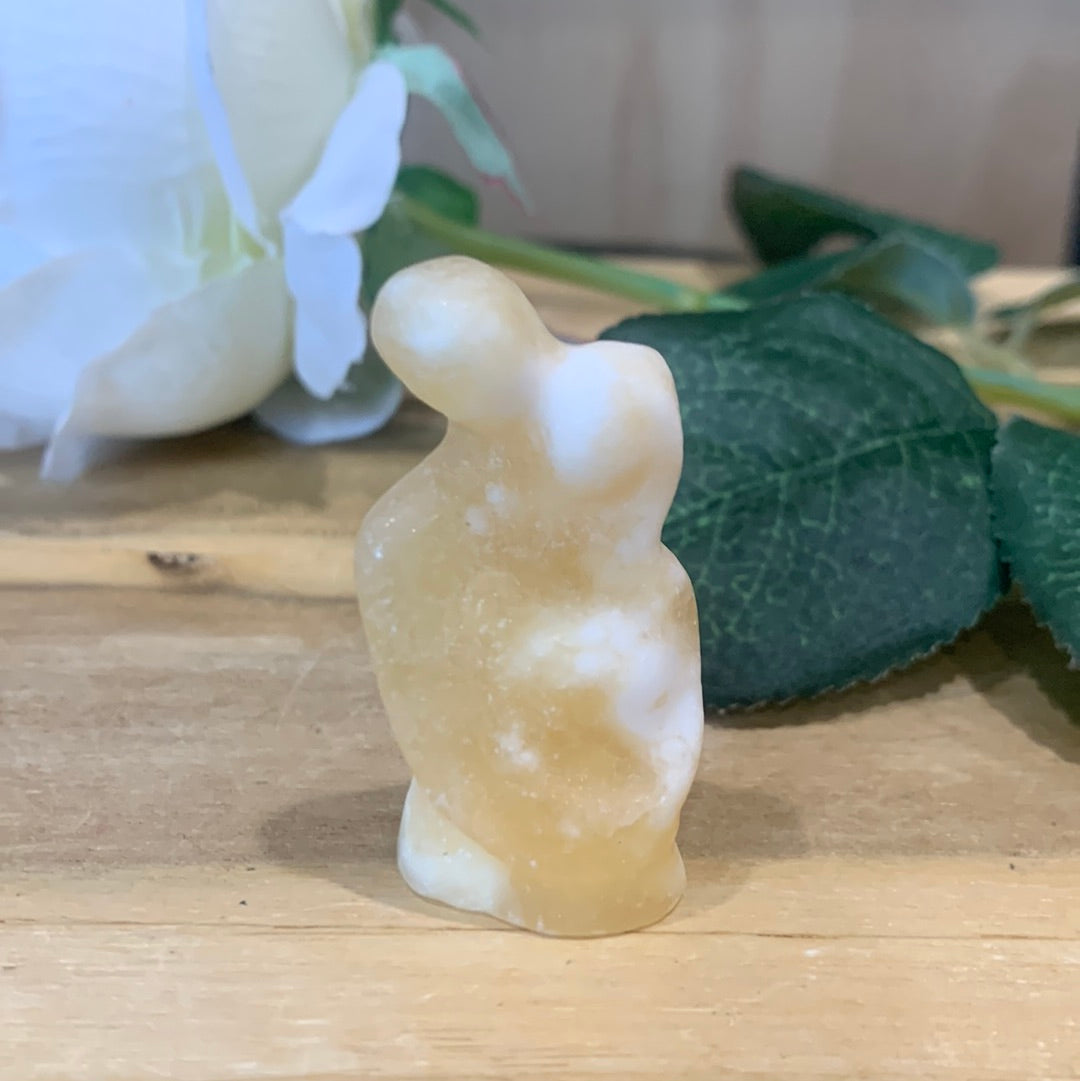 HONEY CALCITE COUPLE