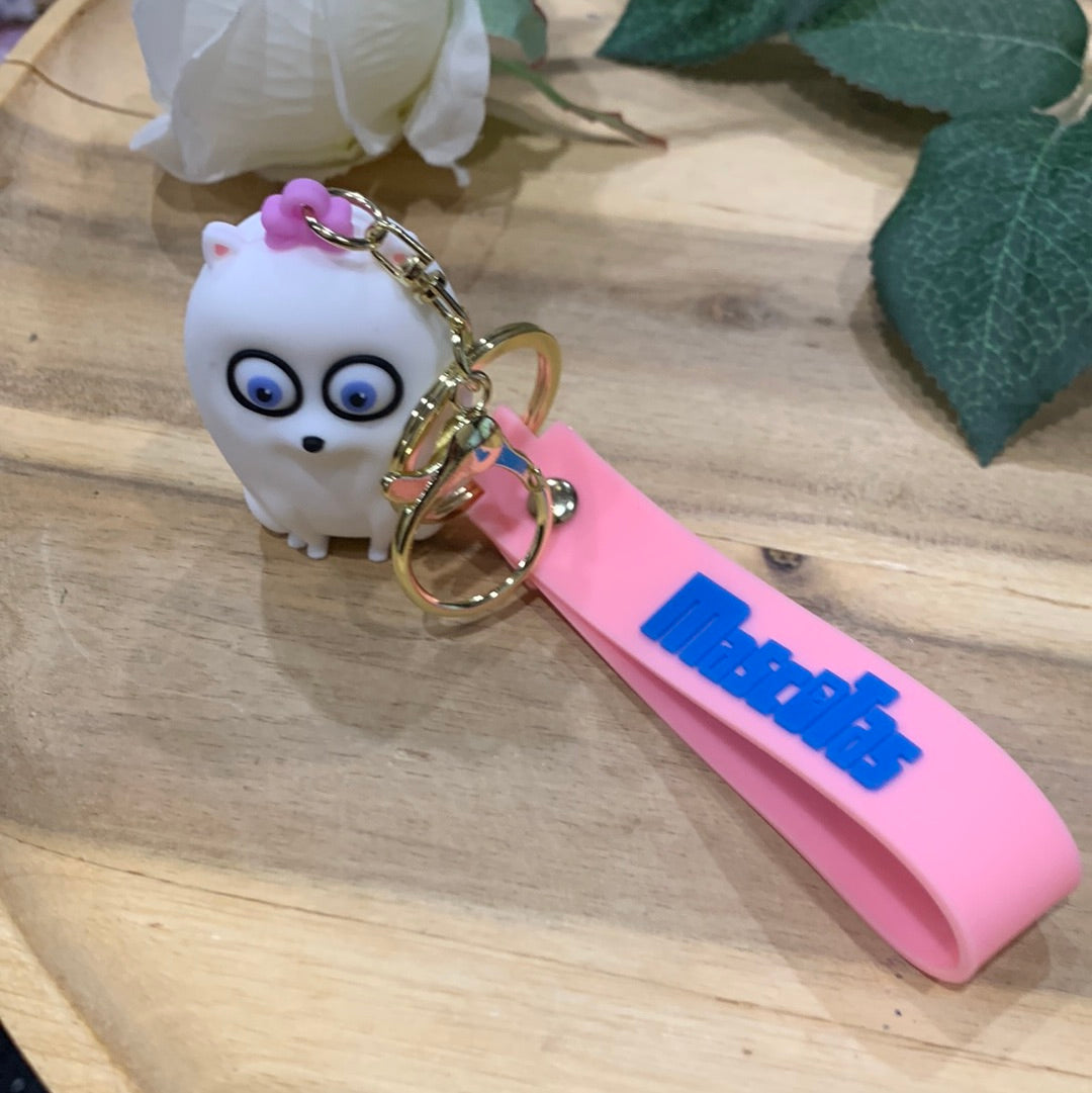 POPULAR CHARACTER  KEYRINGS WITH WRISTLET ATTACHED