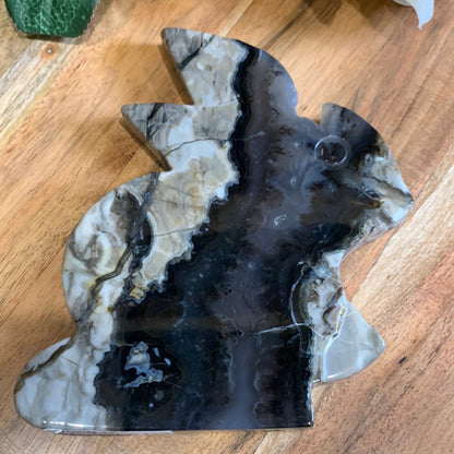 VOLCANO AGATE RABBIT (LARGE)