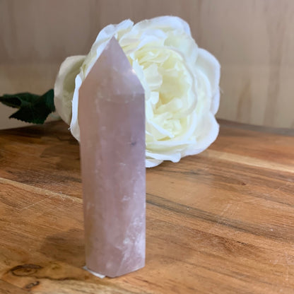 BLUE ROSE QUARTZ POINT