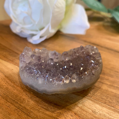 AMETHYST CLUSTER HEART