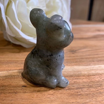 LABRADORITE FRENCH DOG