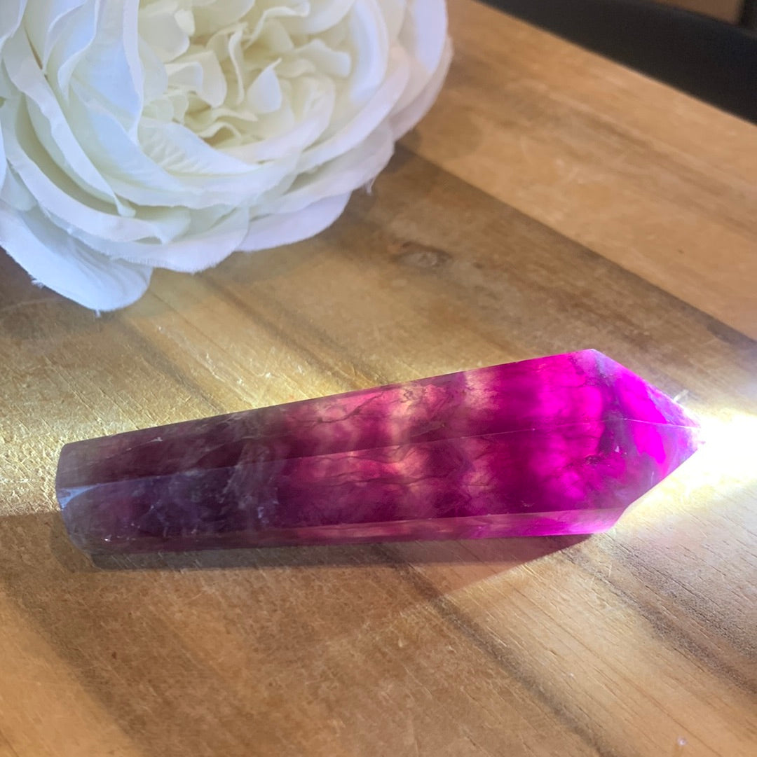 PURPLE FLUORITE WAND