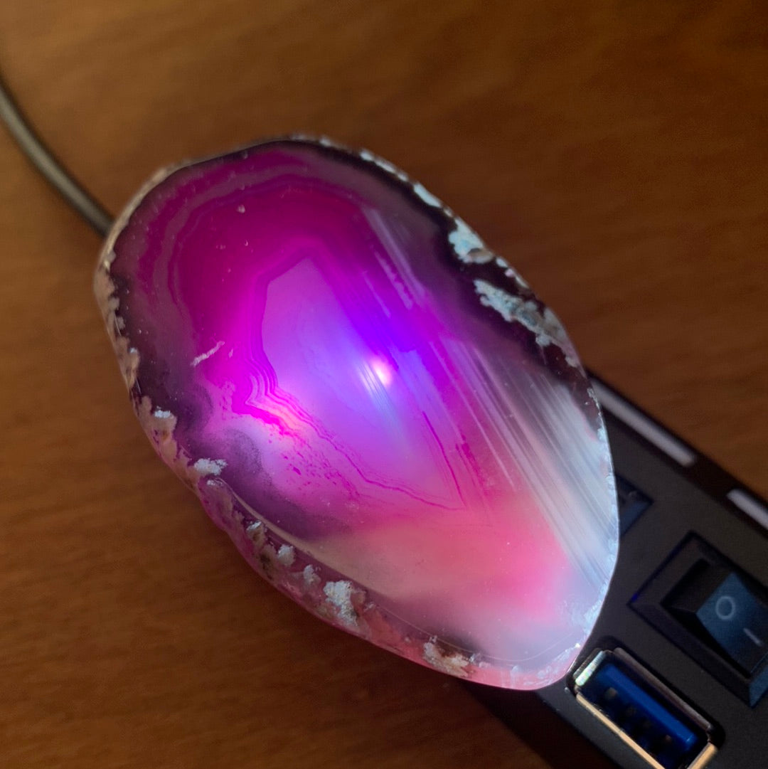 USB AGATE LAMP LIGHTS