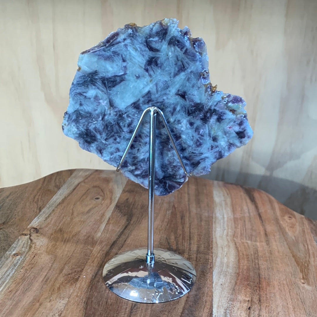 PURPLE MICA SLAB WITH STAND