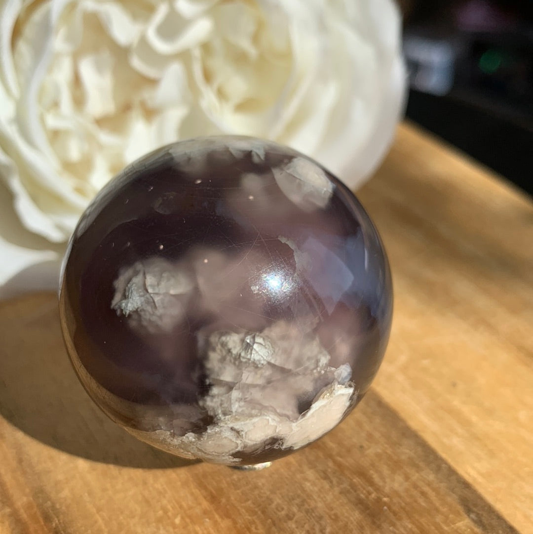FLOWER AGATE SPHERE