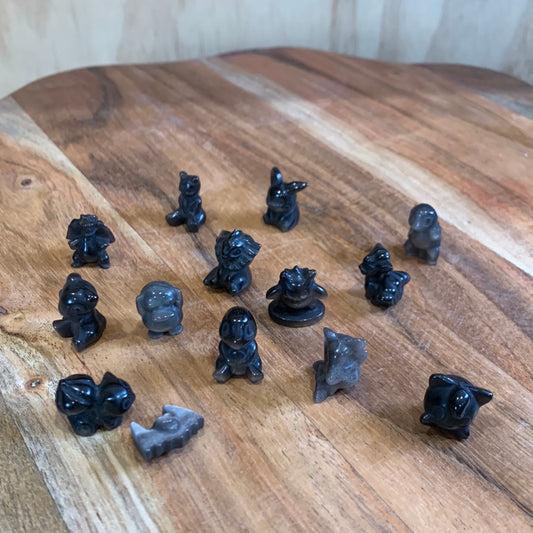 SILVER OBSIDIAN MINI'S POKEMON & ANIMALS