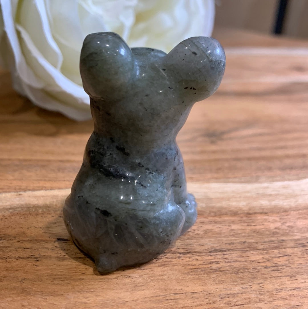LABRADORITE FRENCH DOG