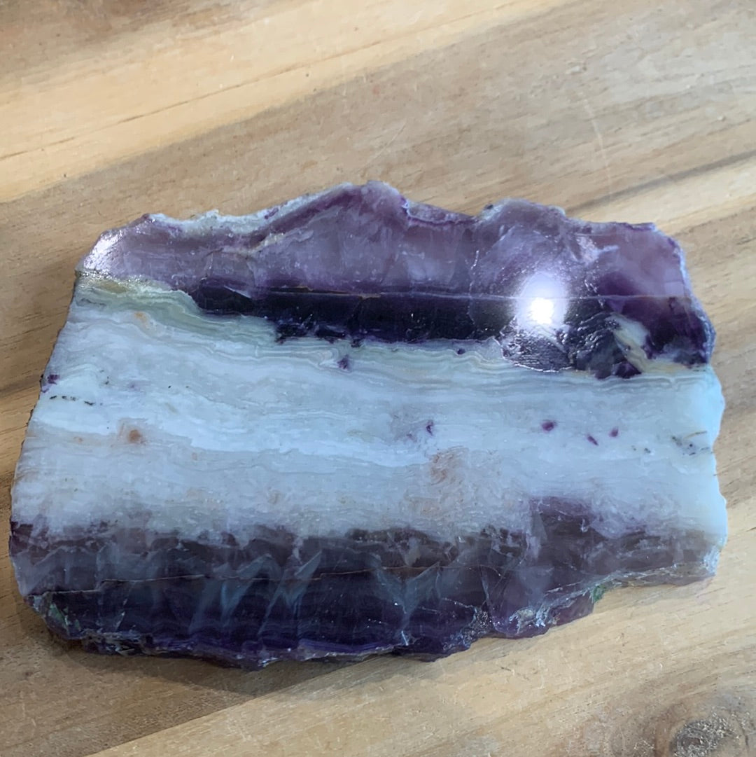 FLUORITE SLICE/SLAB