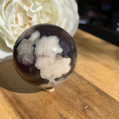FLOWER AGATE SPHERE