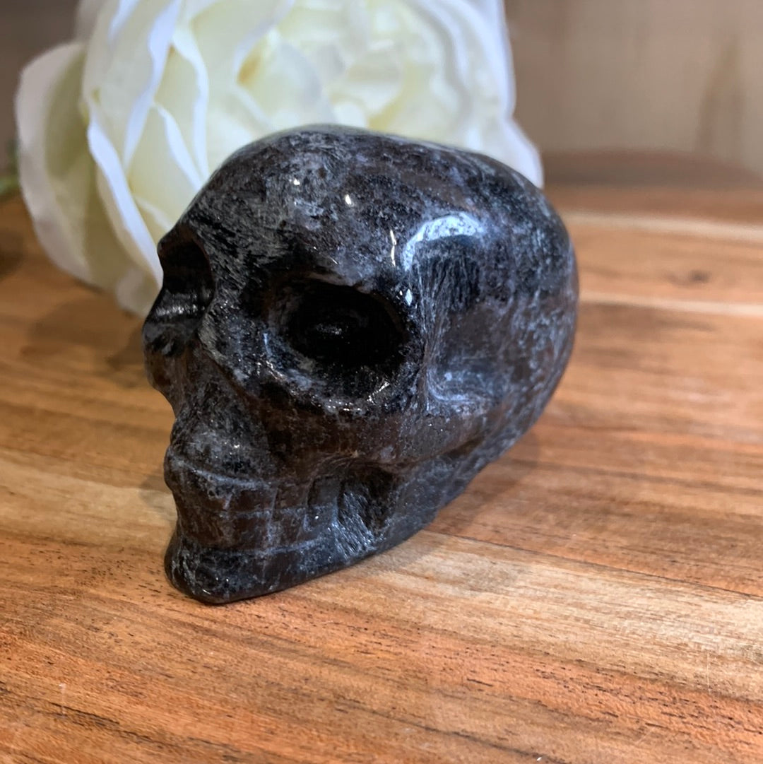 FIREWORK SKULL (ASTROPHYLITE)