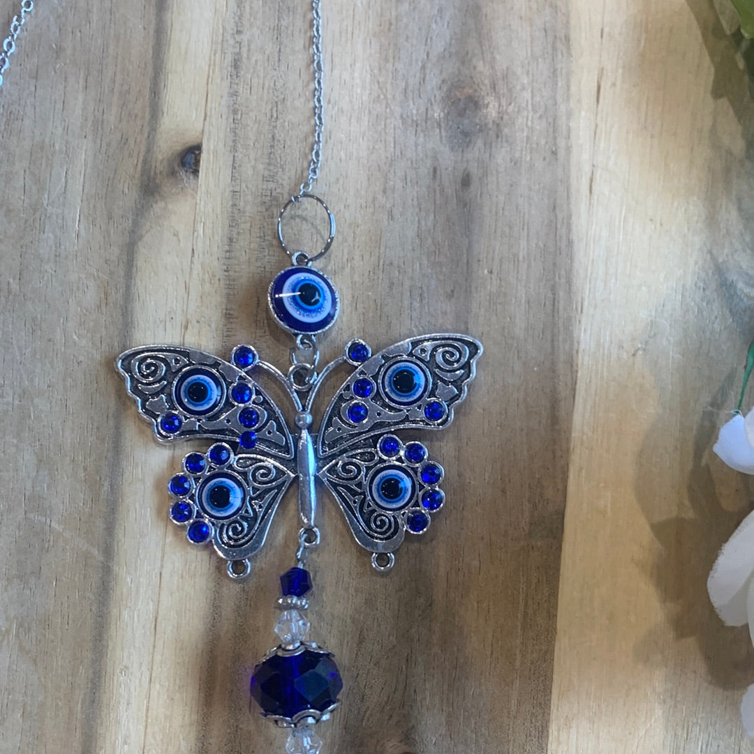 EVIL EYE BUTTERFLY HANGERS