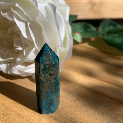 BLUE APATITE POINT