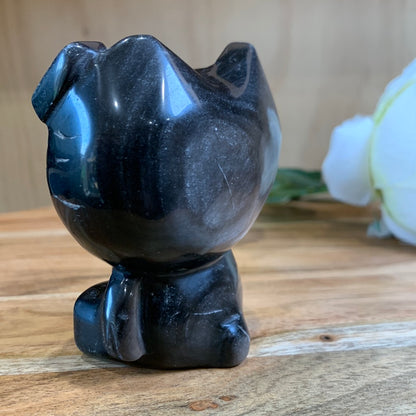 SILVER OBSIDIAN HELLO KITTY (LARGE)
