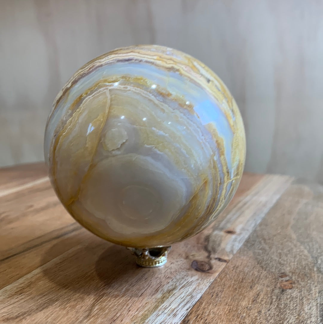MEXICAN CRAZY LACE AGATE SPHERE