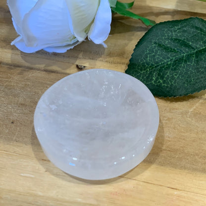 CLEAR QUARTZ BOWL