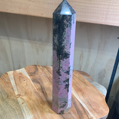 RHODONITE TOWER (A HUGE 1313GRAMS!!!)