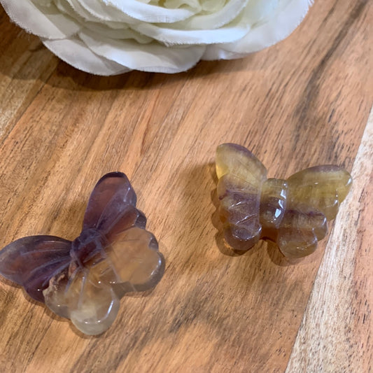CRYSTAL BUTTERFLIES SMALL & LARGE