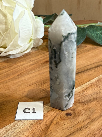 AGATE MOSS POINTS