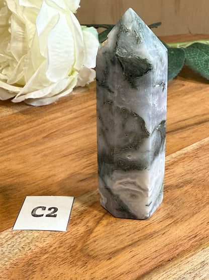 AGATE MOSS POINTS