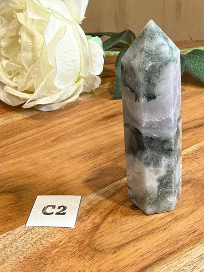 AGATE MOSS POINTS
