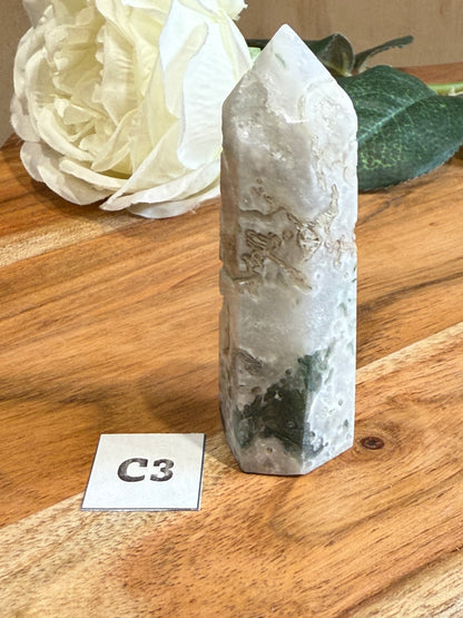 AGATE MOSS POINTS