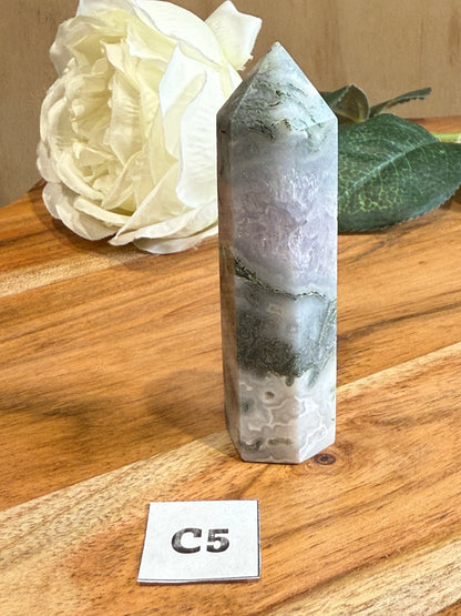 AGATE MOSS POINTS