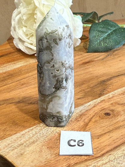 AGATE MOSS POINTS