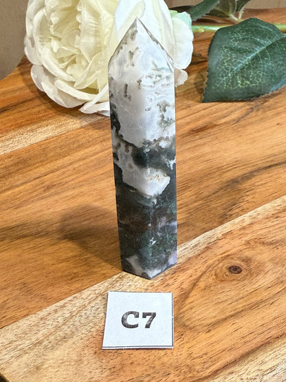AGATE MOSS POINTS