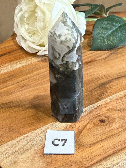 AGATE MOSS POINTS