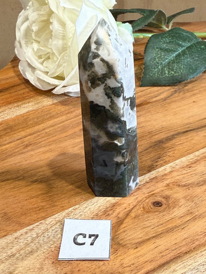 AGATE MOSS POINTS