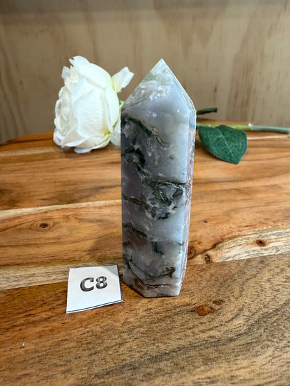 AGATE MOSS POINTS