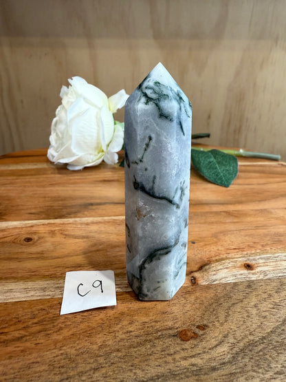 AGATE MOSS POINTS