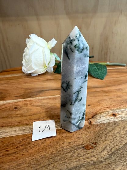 AGATE MOSS POINTS