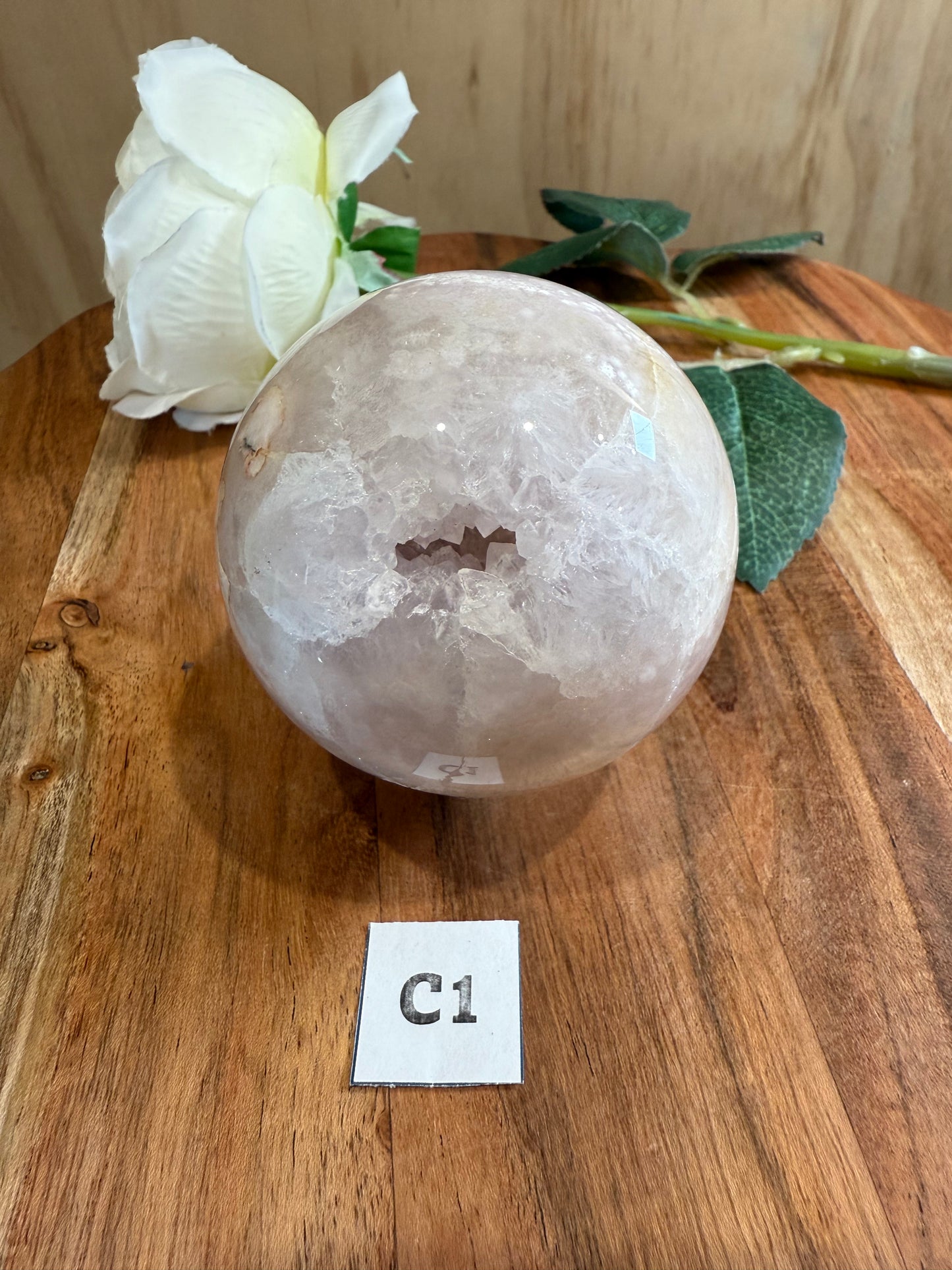 PINK AMETHYST SPHERE