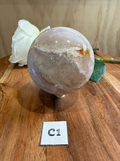 PINK AMETHYST SPHERE