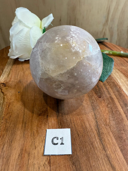 PINK AMETHYST SPHERE