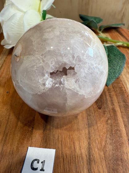 PINK AMETHYST SPHERE