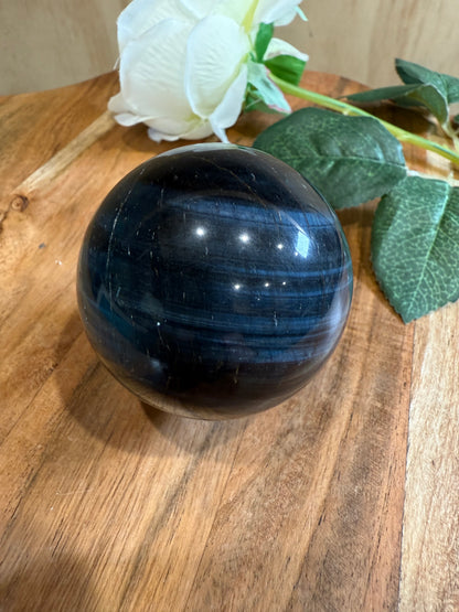 BLUE TIGERS EYE SPHERE