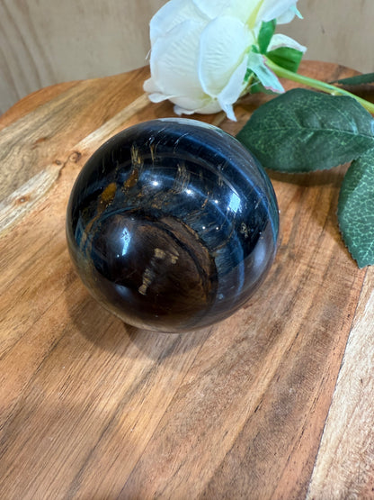 BLUE TIGERS EYE SPHERE