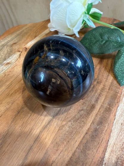 BLUE TIGERS EYE SPHERE